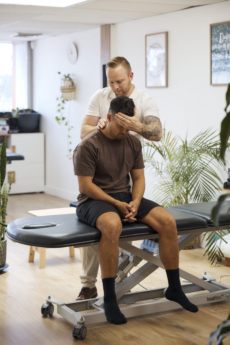 Hands-on chiropractic care at ReFigure, Mosman